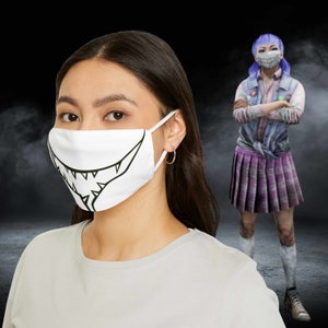 Sinister Smile Mask - Compatible with Feng Min Cosplay (Tokyo Subway look) - DbB Cosplay (Dead by Daylight)