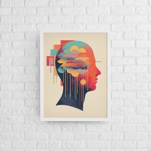 Therapy office art | Mental Health Poster | Therapy Office Decor | School Counselor | digital art | downloadable prints | artwork