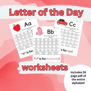 Alphabet Handwriting Worksheets: ABC Phonics Tracing (PDF)