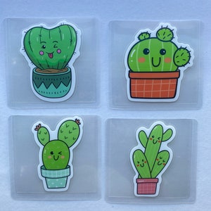 20 Cartoon Cactus Enveloppenbesparingsuitdaging ~ Alleen enveloppen