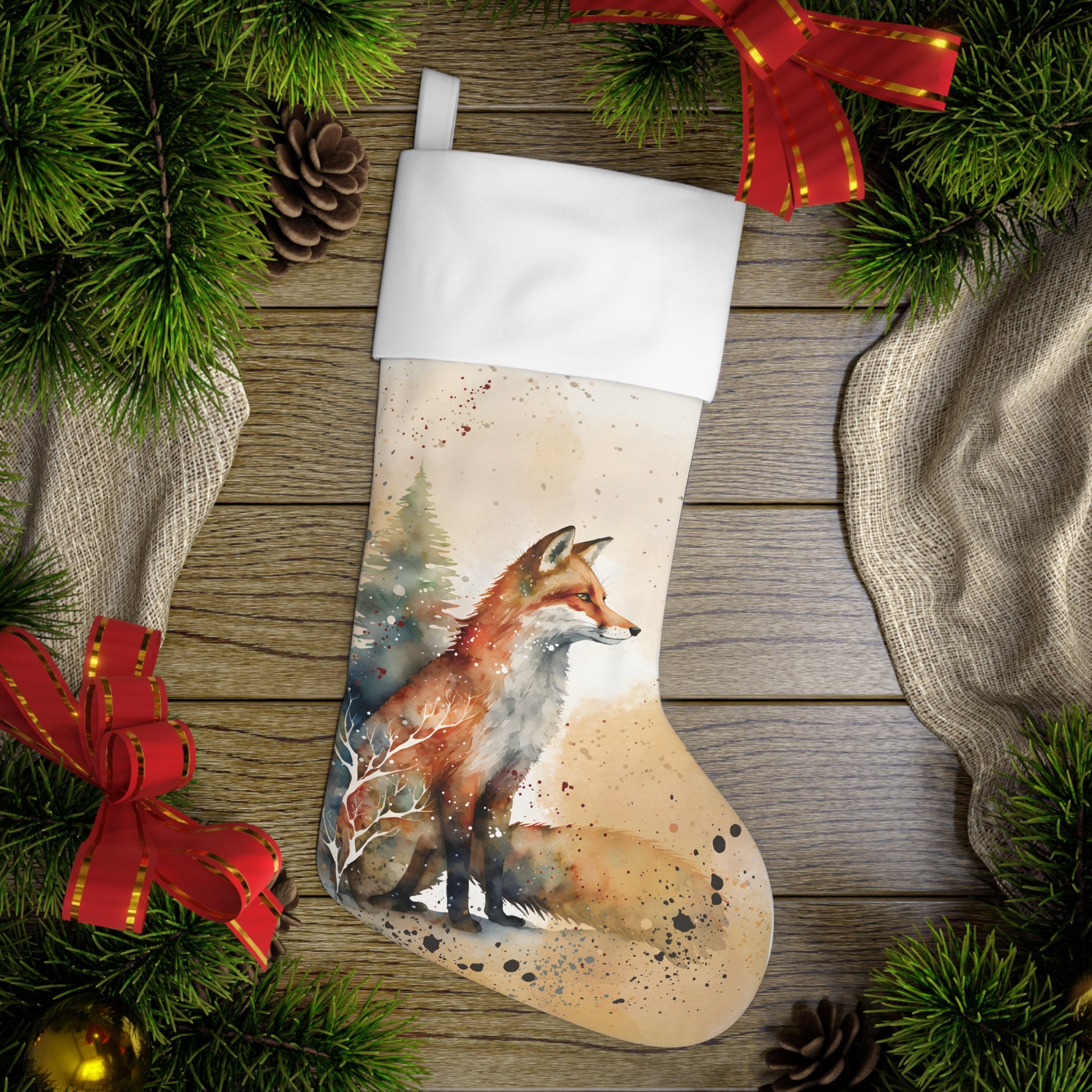 Fox & Forest Christmas Stocking Kit
