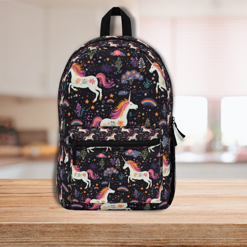 Cute Kids School Backpack - Hummingbird Print Daypack For Students, Adjustable & Roomy - View #14
