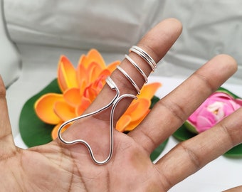 Sterling Silver PlatedPlated Arthritis Splint Ring, Knuckle Support, EDS Ring