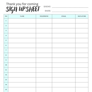 Open House Sign-In Sheet | Real Estate Marketing | Instant Download | PDF | Sign In Sheet | Real Estate Agent | Finer 2 Style Edition
