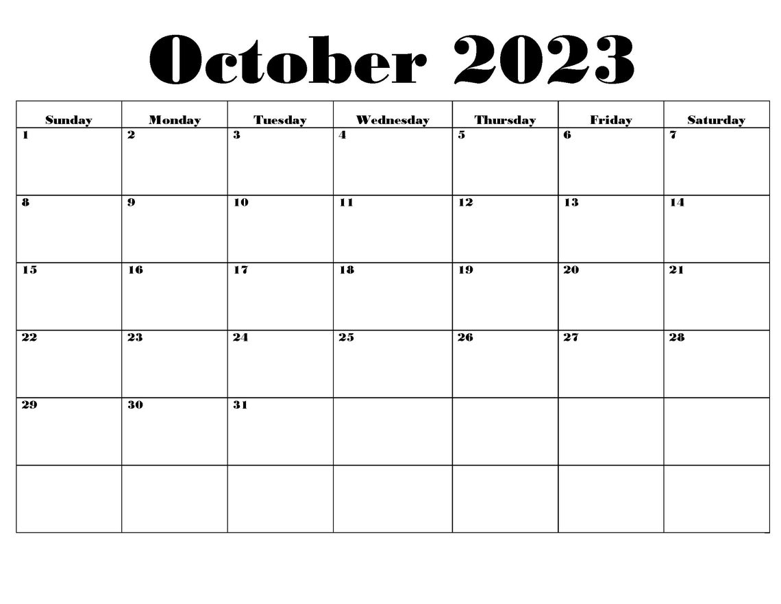 13 Month Calendar July 2023 july 2024 Printable Instant Etsy