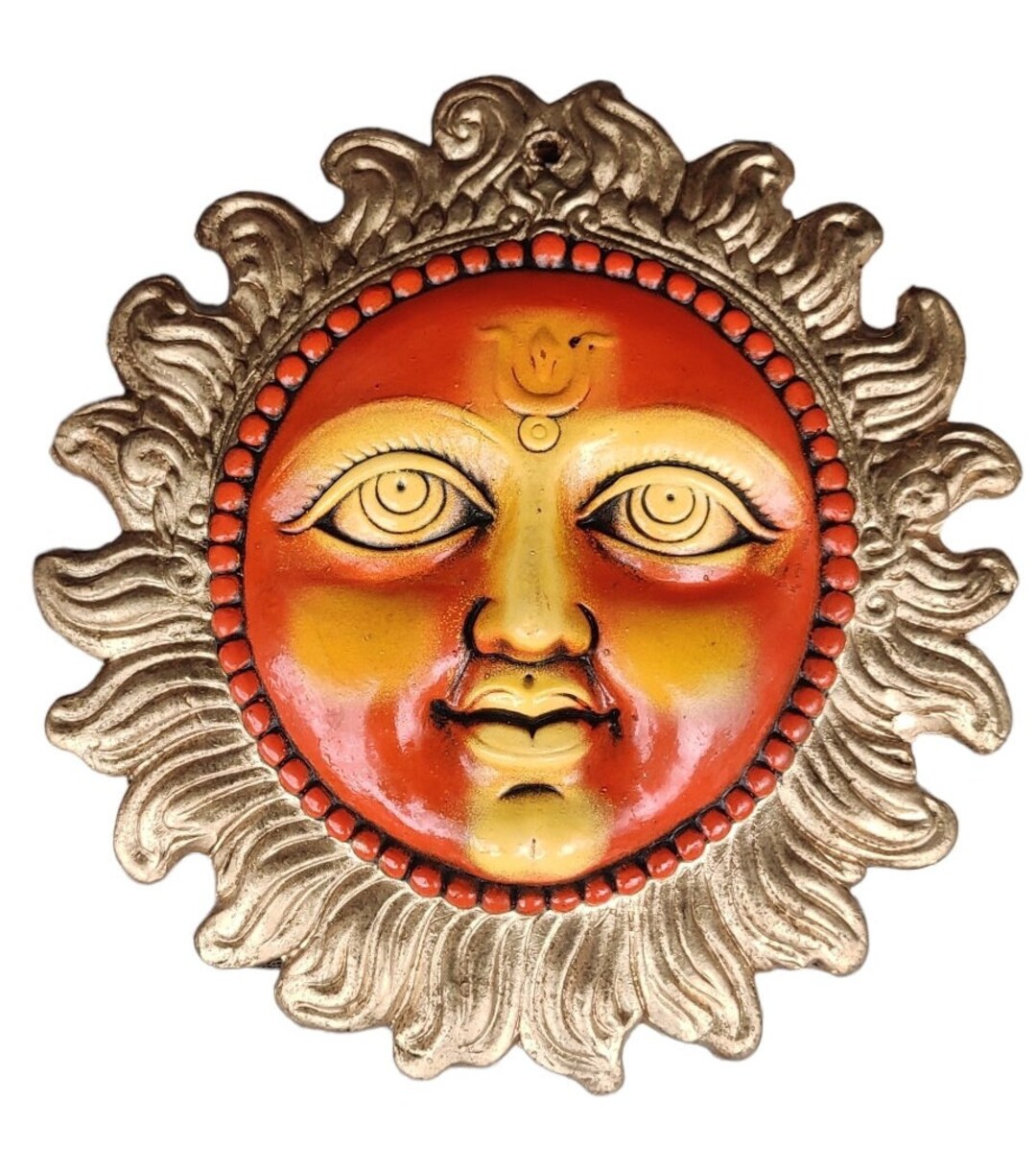 Sun Face Wall Decor/ Sun Face Wall Hanging / Handmade Sun Face Etsy