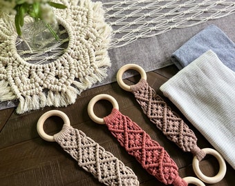 Macrame Towel Hanger