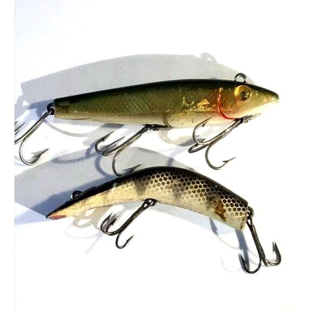 Fishing Lure, Lot of Vintage L&S Mirrolure, Kautzky Lazy Ike