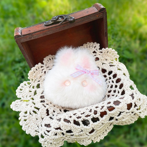 Handmade Cute Plush Animal, Kawaii Rabbit Plush Toy, Kawaii Plushies, Cute Plushie Gift, Cute Bunny Plush Toy, Stuffed Animals
