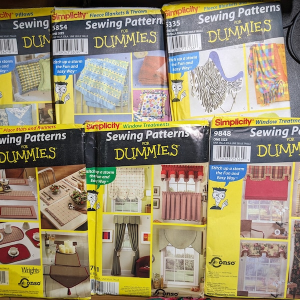 Simplicity Sewing Patterns for Dummies C105