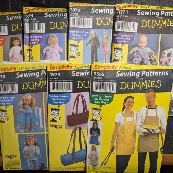 Simplicity Sewing Patterns for Dummies C106