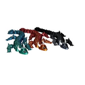 Articulating Ivy Dragon 3D Printed