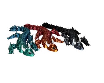 Articulating Ivy Dragon 3D Printed