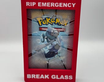 In Case Of RIP Emergency Break Glass TCG Pack Holder