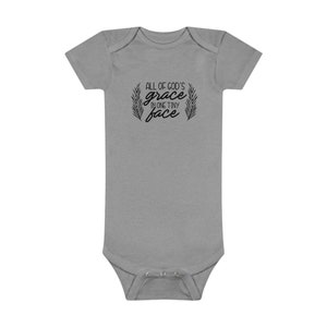 Die ganze Gnade Gottes in einem winzigen Gesicht | Baby Kurzarm Body