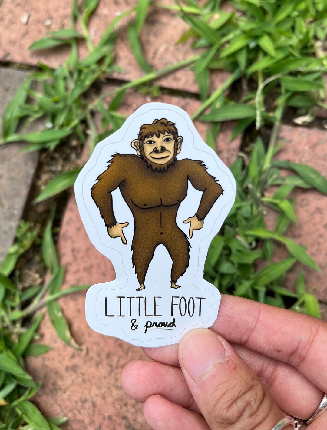Little Foot Sticker - Etsy
