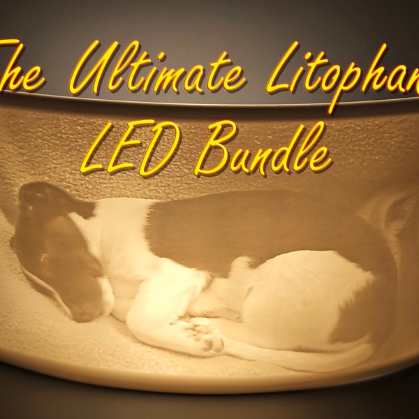 Ultimate LED Litophane Lighting Kit: Versatile Lamp Bundle