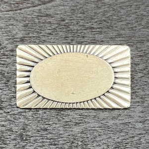 Vintage Beau Sterling Silver Sunburst Pin