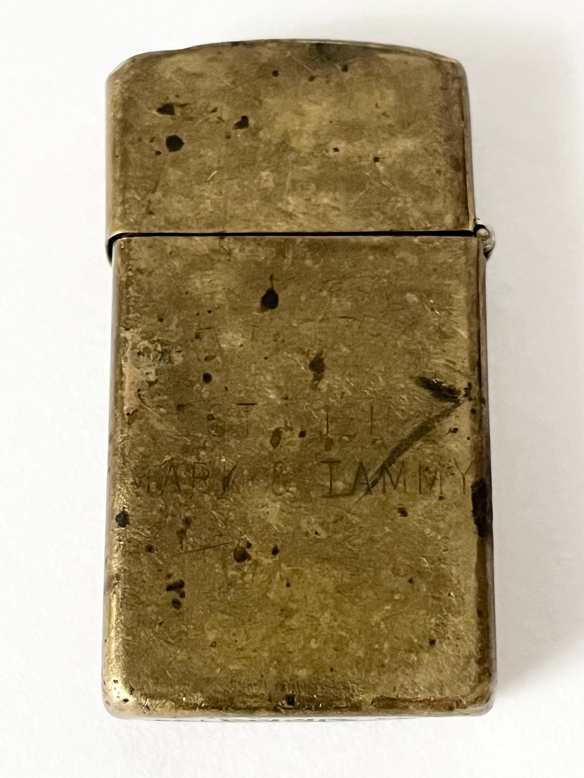 Vintage 1986 Zippo Solid Brass Lighter, Bradford PA - Etsy