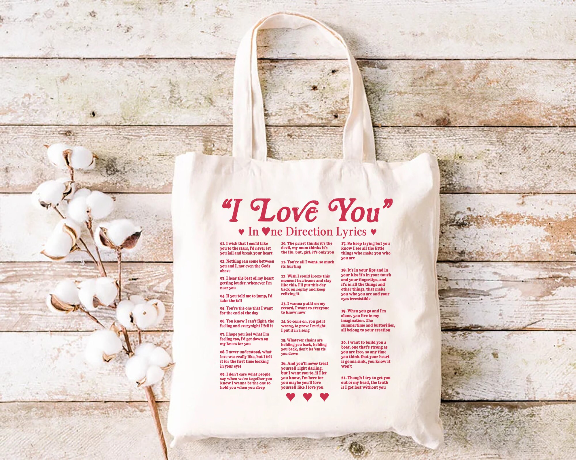 SIDONKU Canvas Tote Bag Silkscreen Pop Sentence Phrase Cool Lyrics