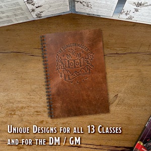 Dungeons & Dragons journal, DnD notebook, Dungeon Master (DM) journal, Game Master (GM) notebook, DnD campaign journal, gift for him and her