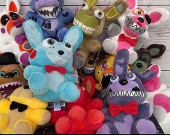 18cm FNAF Plush Toys Kawaii Freddys Animal Foxy Bonnie Bear Ribbit