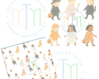Halloween Bundle Clipart- Costume Girls -Instant Download PNG