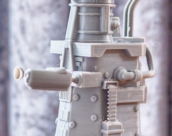 Figura Dalek impresa en 3D personalizada de 6 pulgadas estilo Primera Guerra Mundial