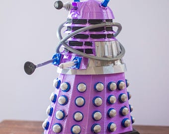 Arte de fan impreso en 3D del controlador de tiempo Dalek