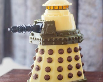 Arte de fan impreso en 3D de un Dalek de Armas Especiales Imperiales