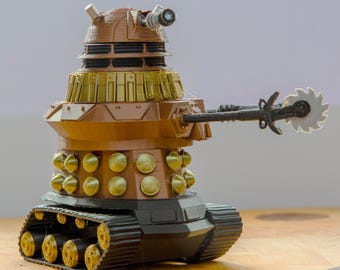 Figura de Dalek Berserker impresa en 3D, coleccionable de Doctor Who