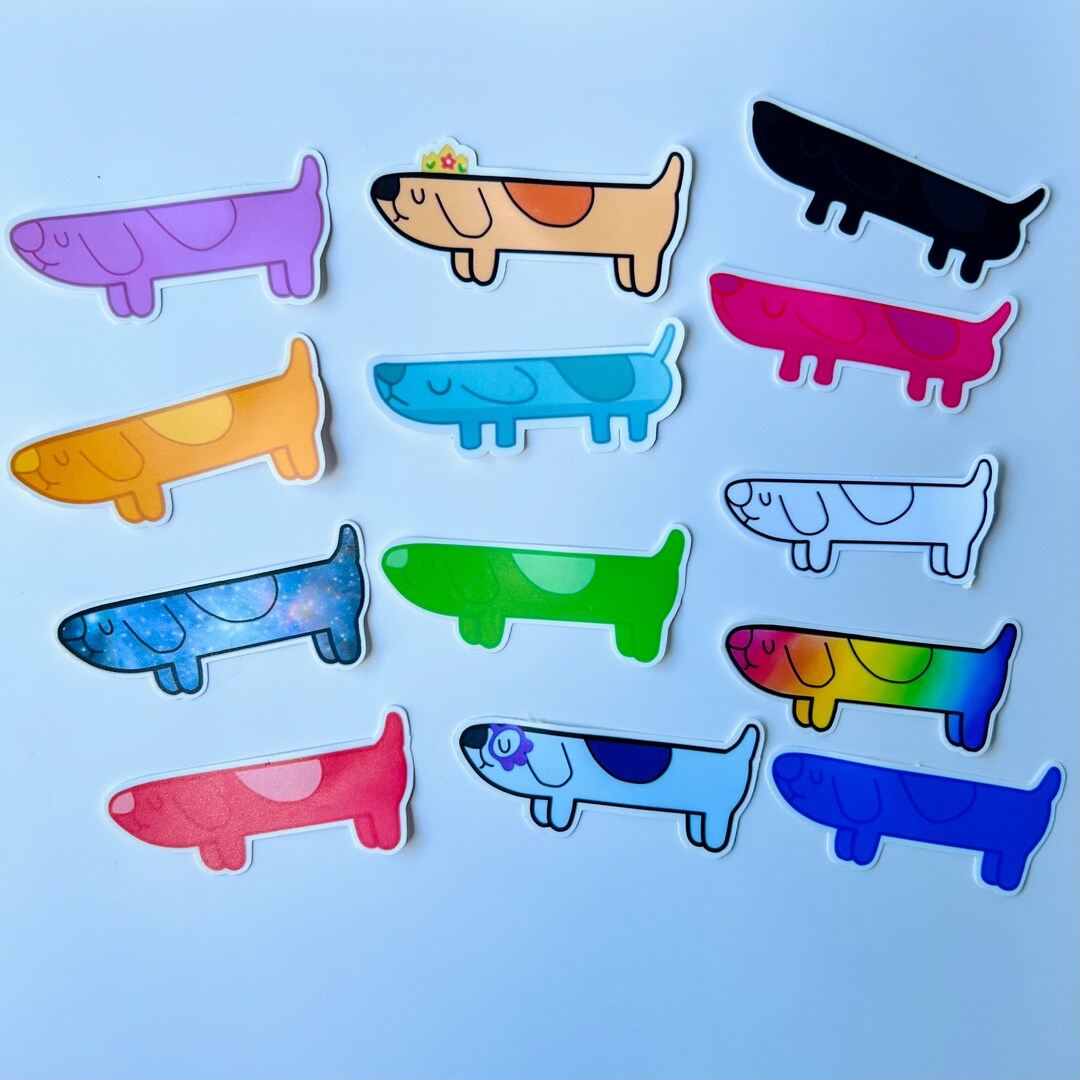 Longdog Bluey Sticker - Etsy
