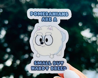 Bluey Pomeranian Sticker