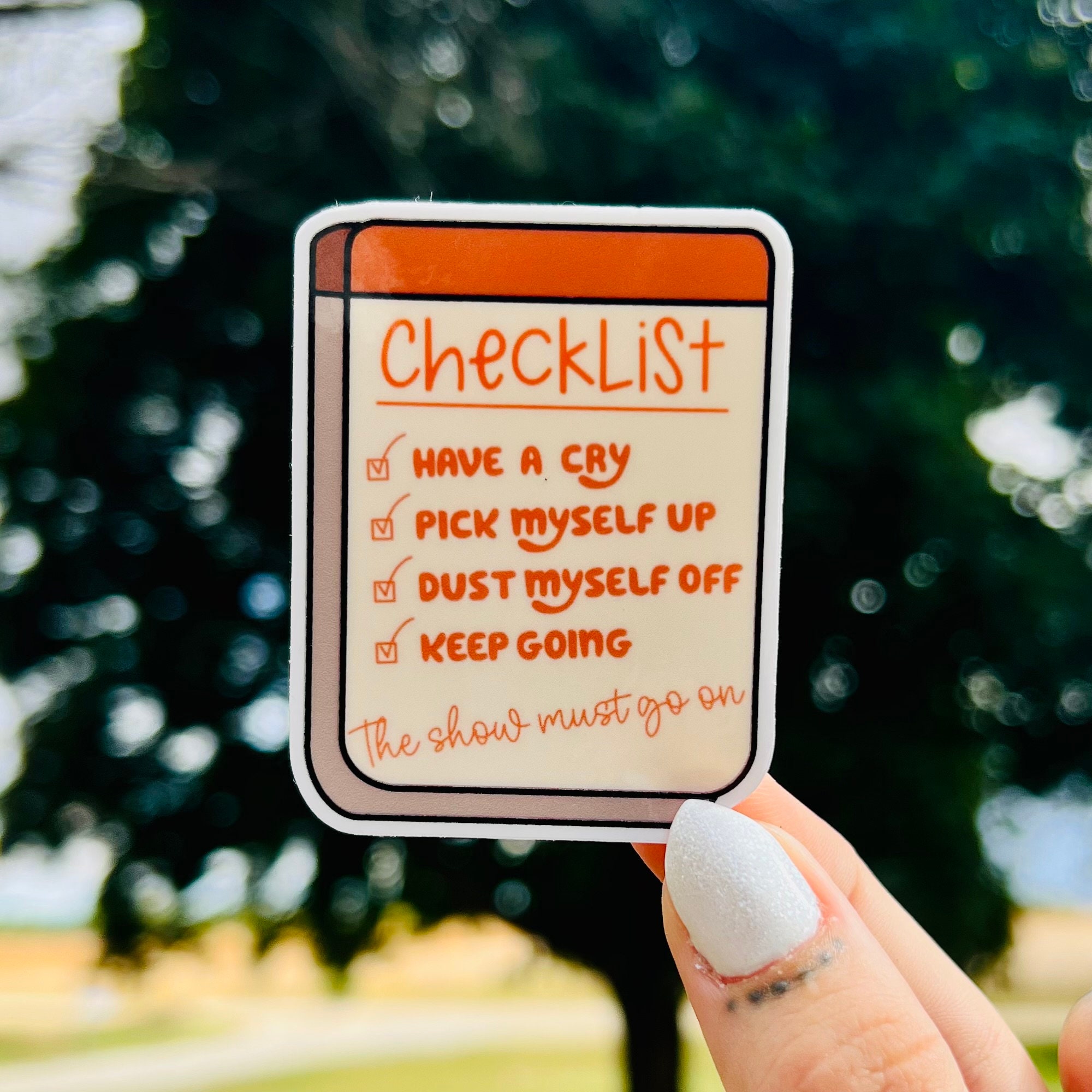 Chilli Checklist Bluey Sticker Etsy