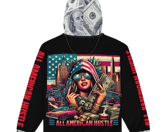 All American Hustle "Paper Chasing" Unisex zip hoodie