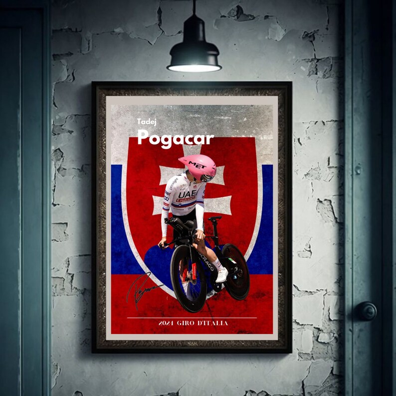 TADEJ POGACAR POSTER Cycling Poster Tadej
