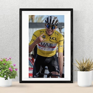 TADEJ POGACAR POSTER,  Tour de France Winner, Tadej Pogacar Walkpaper, Available for a Limited Time Only!