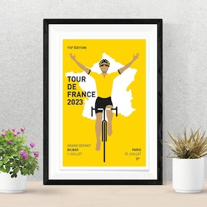 Tour de France Poster | 110 Tour de France Edition Poster | 2023 Tour de France Walkpaper | Tour de France Print Art | Limited Time Only!