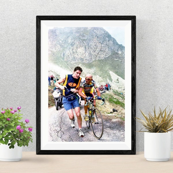 MARCO PANTANI POSTER | Radfahren Poster | Marco Pantani Walkpapier
