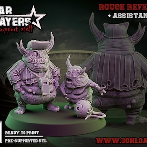 Nurgle-scheidsrechter en assistent-fantasyvoetbal UGNI Miniatures