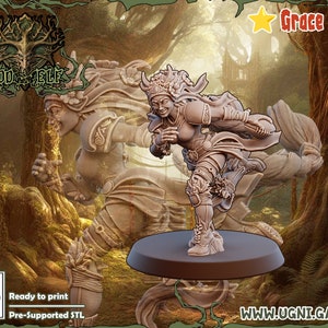 Wood Elf Star Player-miniatuur: Grace Summon, Fantasy Football