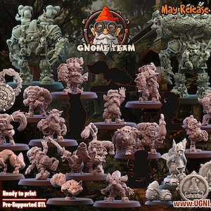 Gnome Team Fantasy Football UGNI Miniatures 16 Models