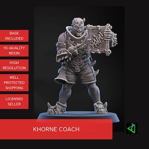 Chaos Khorne Coach blood fantasy football bowl UGNI Miniatures