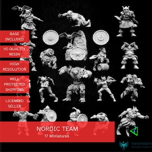 Nordic Team Blood Fantasy Football Bowl Norsemen Rakovendetta