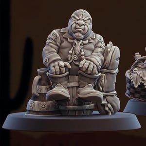 Los Lunchadores Coach Halfling Team Blood Fantasy Football Bowl Ugni Miniatures