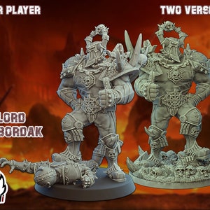 Lord Bordak Chaos Star Player Fantasy Football UGNI-miniaturen