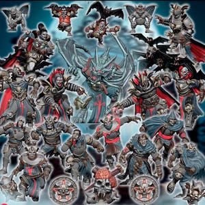 Vampire Team Blood Fantasy Football Bowl 18 High Quality Miniatures Rakovendetta