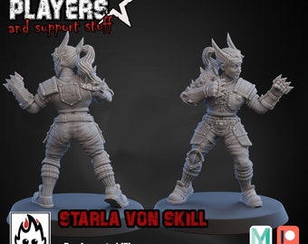 Starla Von Skill | Elf Elves Star Player for Fantasy Football | Compatibile with any Bowl game | Base included | UGNI Miniatures