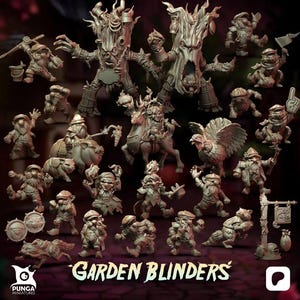 Gnome Team Garden Blinders Fantasy Football Punga Miniatures