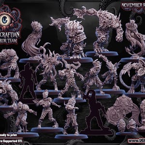 Horreur nécromantique Lovecraftian Blood Undead Fantasy Football Team UGNI Miniatures